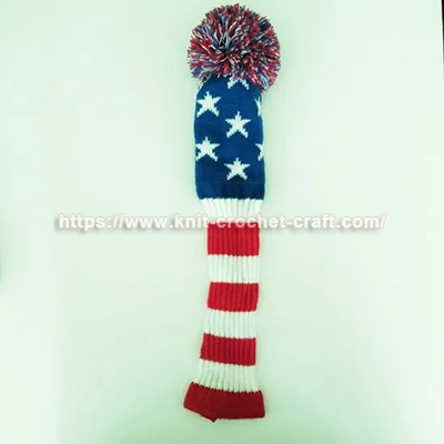 POM POM Knit Head Cover Headcovers for Driver golf Clubs